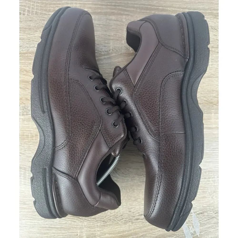 Rockport Men’s Brown Leather Oxford Walking Shoes US 13 EU 47.5 Comfort Lace Up